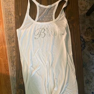 Victoria secret bride tank